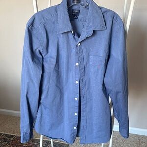 J. Crew Men's Light Blue Casual Shirt